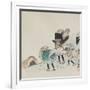 Travelers in a Storm-Shibata Zeshin-Framed Giclee Print