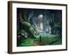 Travelers in the Mysterious Forest-Kyo Nakayama-Framed Giclee Print