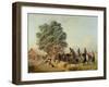 Travelers Resting, Prilidiano Pueyrredon, Argentina-null-Framed Giclee Print