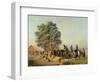 Travelers Resting, Prilidiano Pueyrredon, Argentina-null-Framed Giclee Print