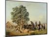 Travelers Resting, Prilidiano Pueyrredon, Argentina-null-Mounted Giclee Print