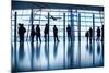 Travelers Silhouettes at Airport,Beijing-06photo-Mounted Photographic Print