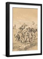 Travelers Stung By Bees, c1880-null-Framed Giclee Print
