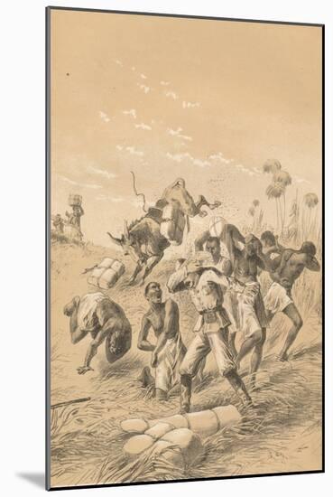 Travelers Stung By Bees, c1880-null-Mounted Giclee Print