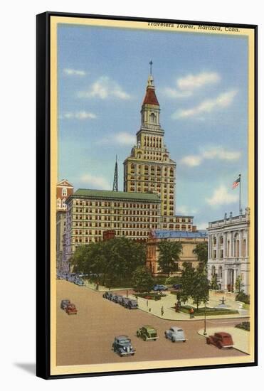 Travelers Tower, Hartford, Connecticut-null-Framed Stretched Canvas