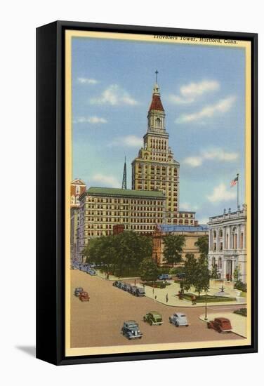 Travelers Tower, Hartford, Connecticut-null-Framed Stretched Canvas