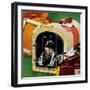 "Traveling Butch," July 15, 1944-Albert Staehle-Framed Premium Giclee Print