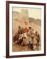 Traveling in Persia, 1895 (Oil on Canvas)-Edwin Lord Weeks-Framed Giclee Print