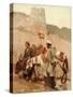 Traveling in Persia, 1895 (Oil on Canvas)-Edwin Lord Weeks-Stretched Canvas