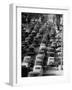 Traveling Through Rush Hour Traffic in Downtown Los Angeles-Loomis Dean-Framed Photographic Print