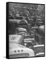 Traveling Through Rush Hour Traffic in Downtown Los Angeles-Loomis Dean-Framed Stretched Canvas