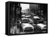 Traveling Through Rush Hour Traffic in Downtown Los Angeles-Loomis Dean-Framed Stretched Canvas