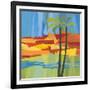 Traveling Tropical 2-Jan Weiss-Framed Art Print