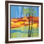 Traveling Tropical 2-Jan Weiss-Framed Art Print