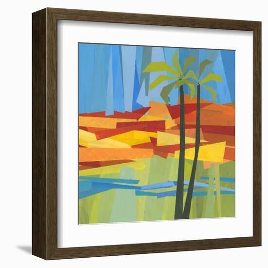 Traveling Tropical 2-Jan Weiss-Framed Art Print