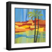 Traveling Tropical 2-Jan Weiss-Framed Art Print