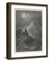 Traveller from New Zealand in Days to Come Contemplates the Ruins of London That Once Great City-Gustave Dor?-Framed Art Print