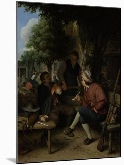 Travellers at Rest-Adriaen Van Ostade-Mounted Art Print