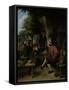 Travellers at Rest-Adriaen Van Ostade-Framed Stretched Canvas