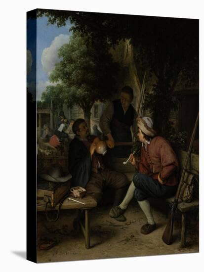 Travellers at Rest-Adriaen Van Ostade-Stretched Canvas