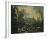 Travellers by a Stream-Alessandro Magnasco-Framed Giclee Print