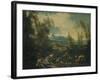 Travellers by a Stream-Alessandro Magnasco-Framed Giclee Print