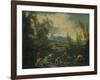 Travellers by a Stream-Alessandro Magnasco-Framed Giclee Print