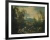 Travellers by a Stream-Alessandro Magnasco-Framed Giclee Print