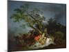 Travellers Caught in a Storm, C.1770-Philip James De Loutherbourg-Mounted Giclee Print