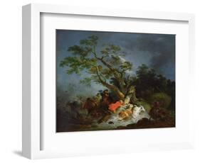 Travellers Caught in a Storm, C.1770-Philip James De Loutherbourg-Framed Giclee Print