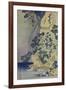 Travellers Climbing Up a Steep Hill to Pay Homage to a Kannon Shrine in a Cave by the Waterfall-Katsushika Hokusai-Framed Giclee Print