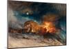 Travellers in a Snow Drift on Mount Tarrar, 1829-J M W Turner-Mounted Giclee Print