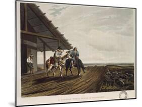 Travellers in the Pampas Refreshing Themselves by a House, 1818-Emeric Essex Vidal-Mounted Giclee Print