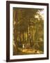 Travellers on a Path in a Wooded Landscape-Jan Massys or Metsys-Framed Giclee Print