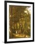 Travellers on a Path in a Wooded Landscape-Jan Massys or Metsys-Framed Giclee Print