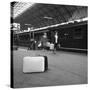 Travellers on a Platform, Centraal Station, Amsterdam, Netherlands, 1963-Michael Walters-Stretched Canvas