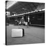 Travellers on a Platform, Centraal Station, Amsterdam, Netherlands, 1963-Michael Walters-Stretched Canvas