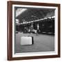 Travellers on a Platform, Centraal Station, Amsterdam, Netherlands, 1963-Michael Walters-Framed Photographic Print