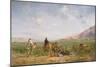Travellers Resting at an Oasis-Eugene Lami-Mounted Giclee Print