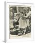 Travelling Barber, Turkey - Shaving a Customer-null-Framed Photographic Print