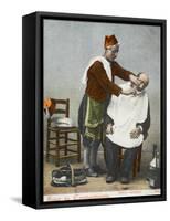 Travelling Barber - Turkey-null-Framed Stretched Canvas