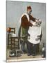 Travelling Barber - Turkey-null-Mounted Photographic Print