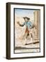 Travelling Bookseller in Piazza San Simone, Florence, Print-null-Framed Giclee Print