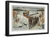 Travelling by Dog Sled, Alaska-null-Framed Giclee Print