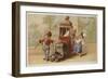 Travelling by Elephant-null-Framed Giclee Print