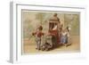 Travelling by Elephant-null-Framed Giclee Print