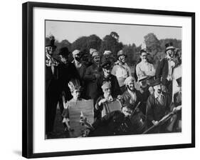 Travelling Clowns-null-Framed Photographic Print