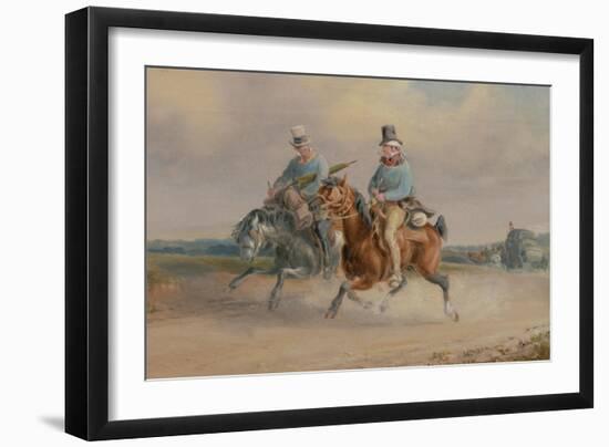 Travelling Companions, or a Scene on the Road in France-Charles Cooper Henderson-Framed Giclee Print