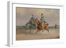 Travelling Companions, or a Scene on the Road in France-Charles Cooper Henderson-Framed Giclee Print