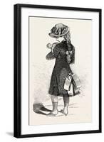 Travelling Costume for Girl of Six, 1882, Fashion-null-Framed Giclee Print